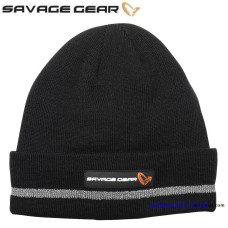 Шапка Savage Gear Reflex Beanie One Size Black/Reflex